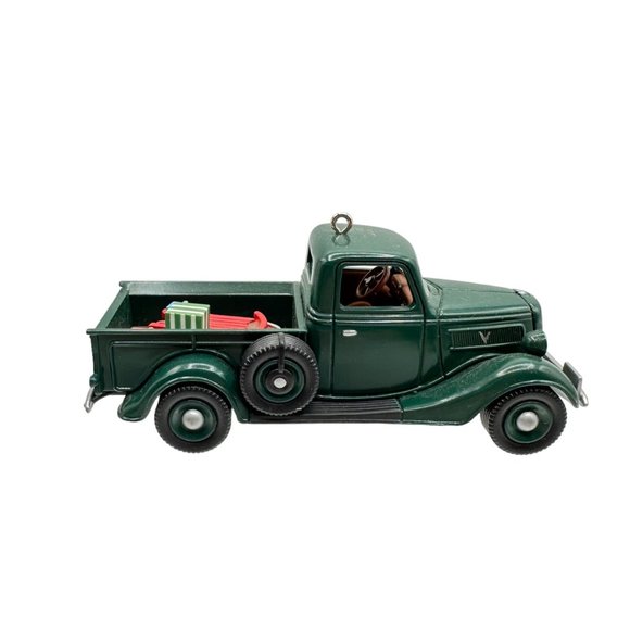 Hallmark Keepsake Ornament 1937 Ford V 8 All American Trucks 1998 Vintage - Picture 6 of 11